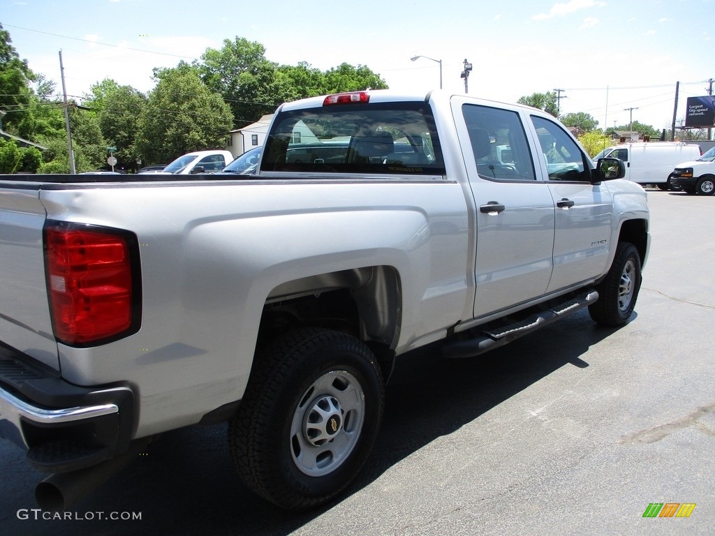 Silver Ice Metallic 2017 Chevrolet Silverado 2500HD Work Truck Crew Cab 4x4 Exterior Photo #138333446