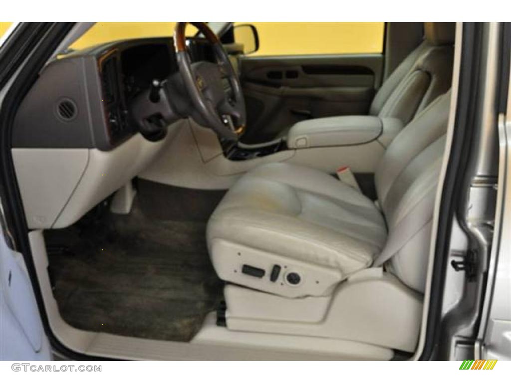 2003 Escalade AWD - Silver Sand / Shale photo #13