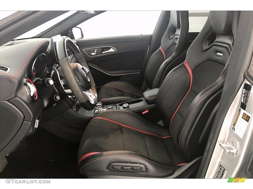 Black/DINAMICA w/Red Stitching Interior 2017 Mercedes-Benz CLA 45 AMG 4Matic Coupe Photo #138333725
