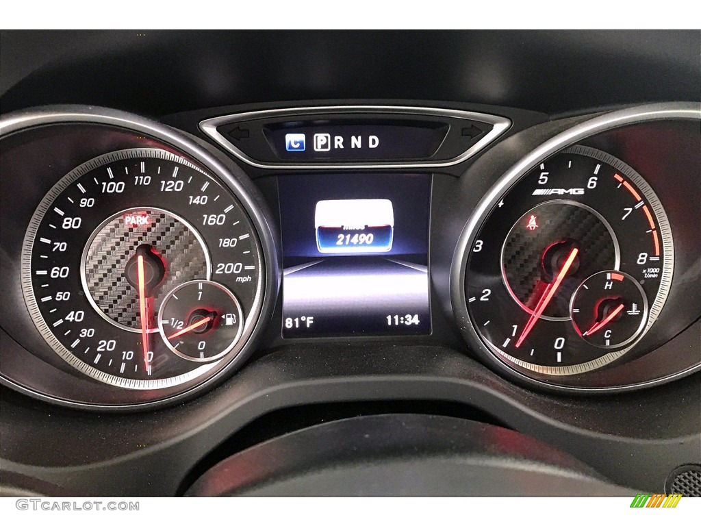 2017 Mercedes-Benz CLA 45 AMG 4Matic Coupe Gauges Photo #138333824