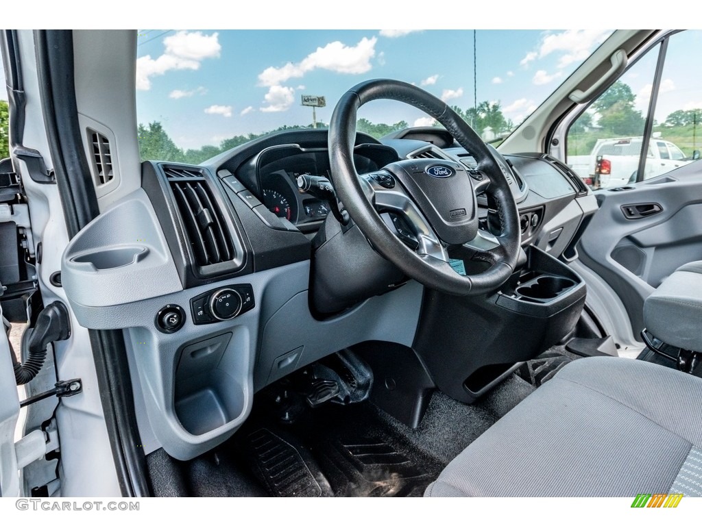 2016 Ford Transit 250 Van XL MR Long Pewter Dashboard Photo #138333955