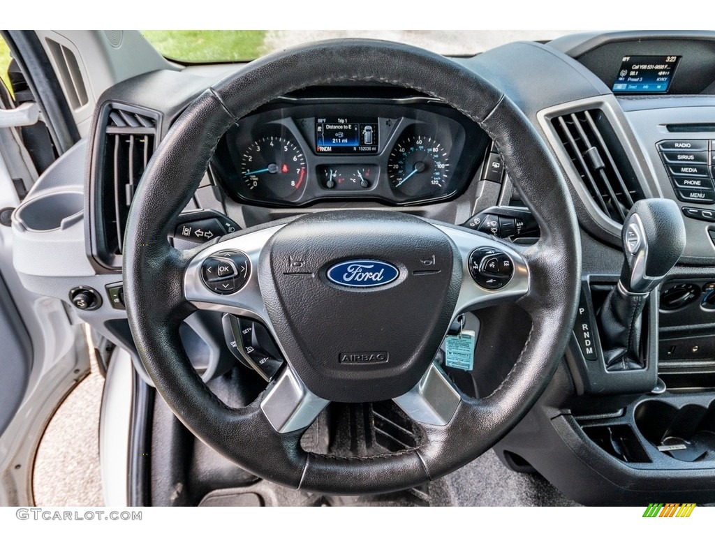 2016 Ford Transit 250 Van XL MR Long Pewter Steering Wheel Photo #138334160