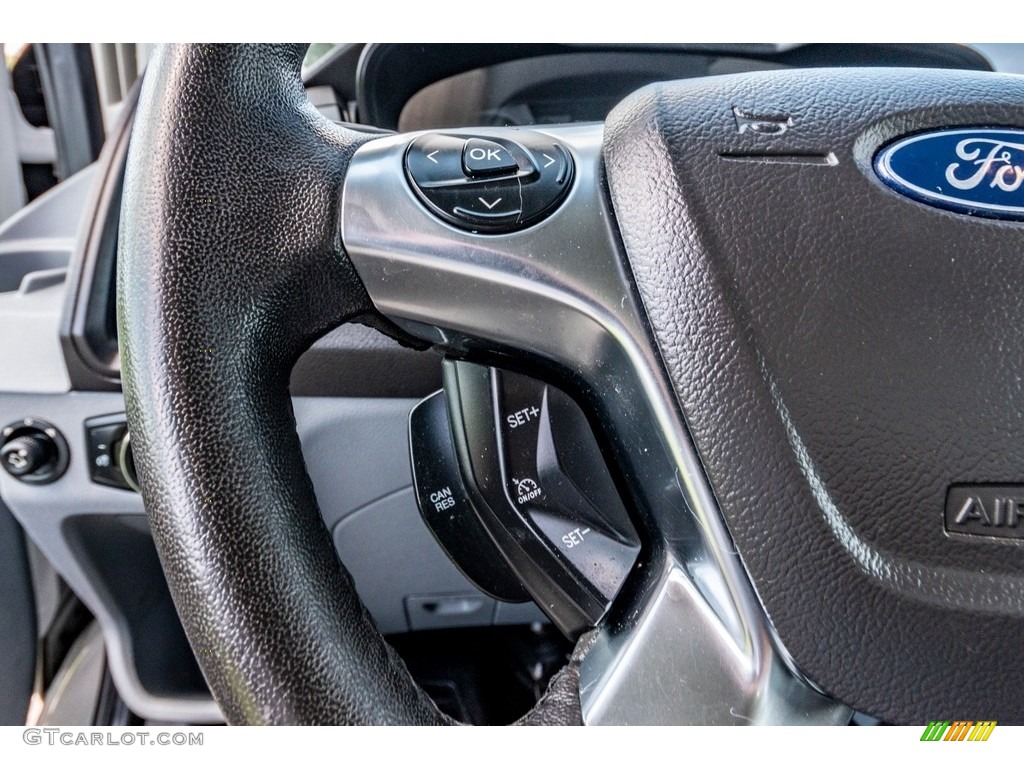 2016 Ford Transit 250 Van XL MR Long Pewter Steering Wheel Photo #138334176