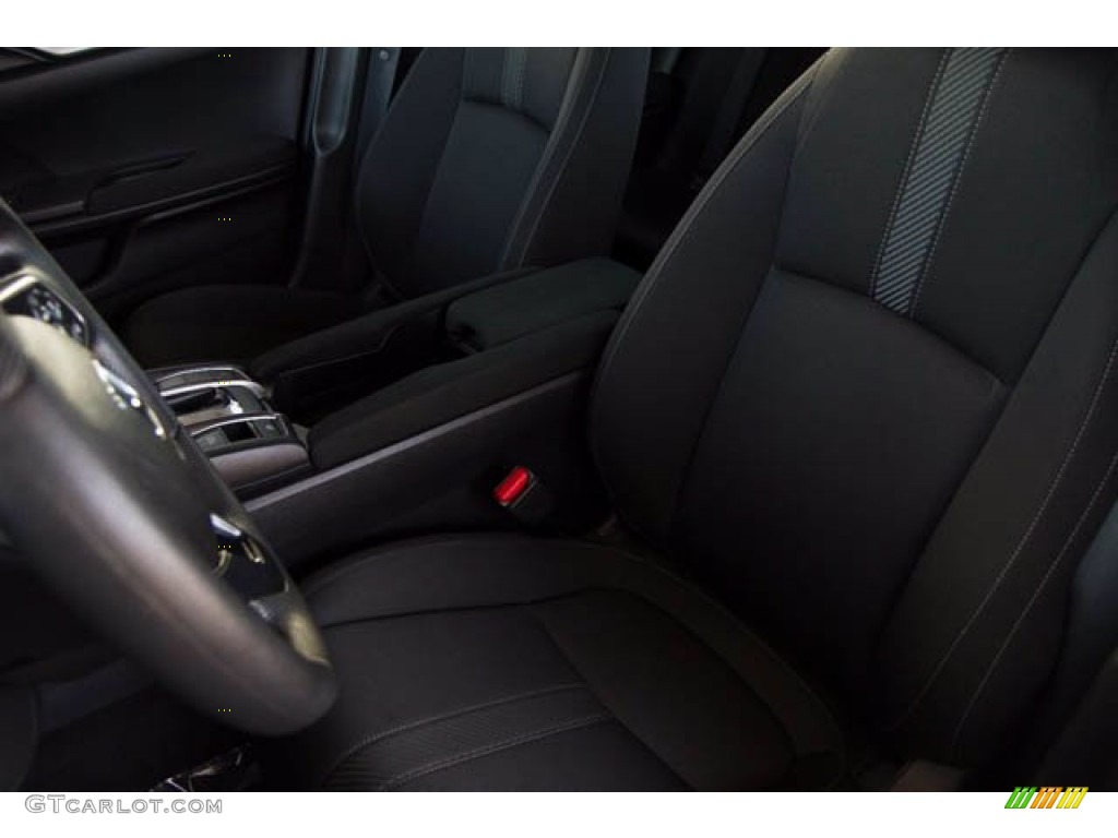 2019 Civic LX Hatchback - Sonic Gray Pearl / Black photo #18