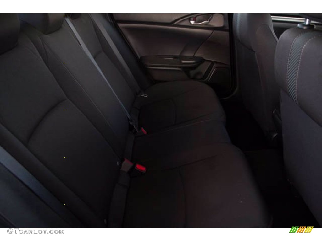 2019 Civic LX Hatchback - Sonic Gray Pearl / Black photo #21