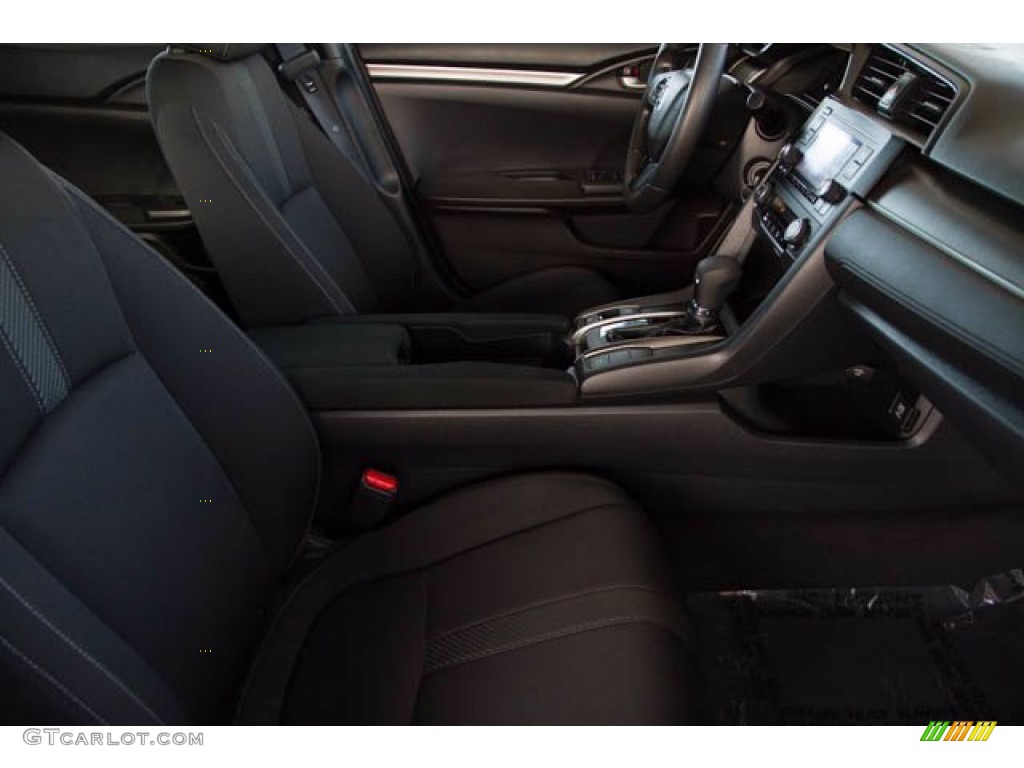 2019 Civic LX Hatchback - Sonic Gray Pearl / Black photo #23