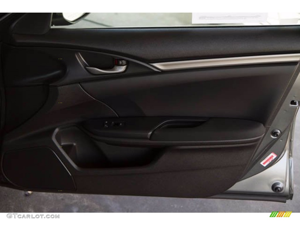 2019 Civic LX Hatchback - Sonic Gray Pearl / Black photo #32