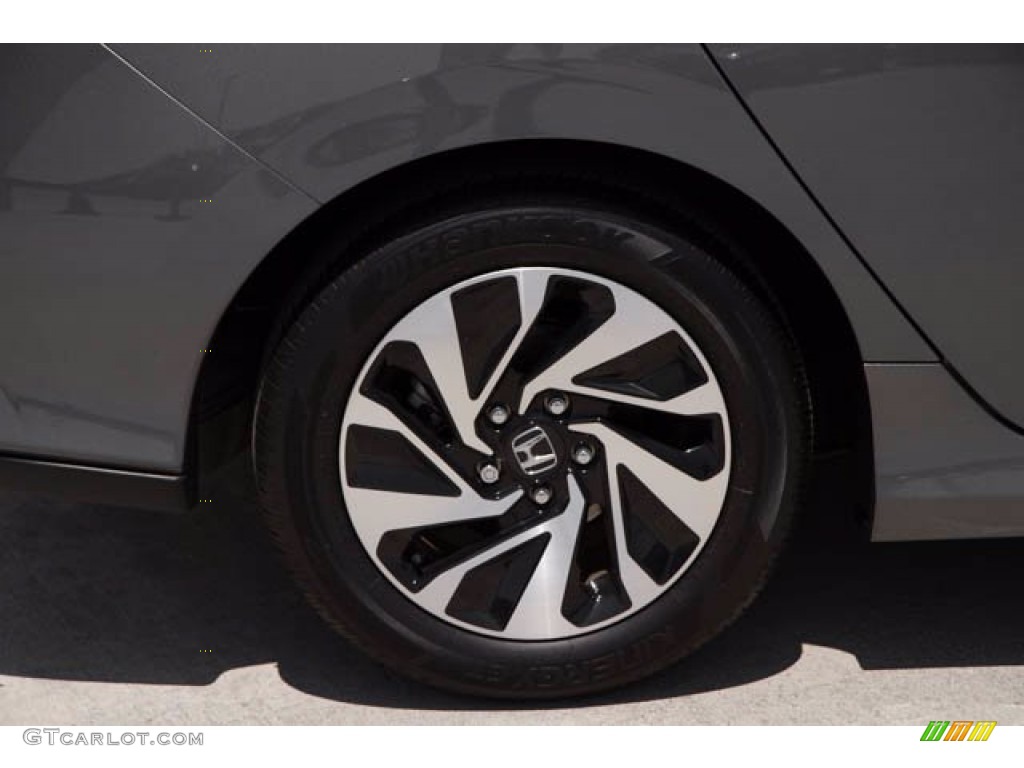2019 Civic LX Hatchback - Sonic Gray Pearl / Black photo #34