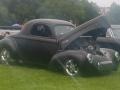 1941 Matte Black Willys 441 Coupe Custom Street Rod  photo #3