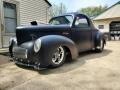 1941 Matte Black Willys 441 Coupe Custom Street Rod  photo #4
