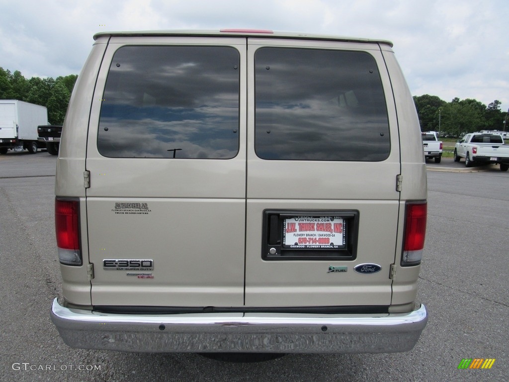 2013 E Series Van E350 XLT Extended Passenger - Pueblo Gold Metallic / Medium Pebble photo #4