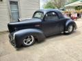 1941 Matte Black Willys 441 Coupe Custom Street Rod  photo #9