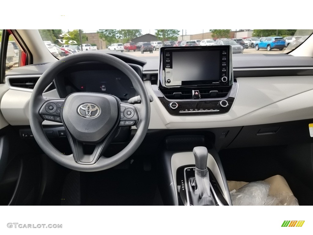2021 Toyota Corolla Hybrid LE Light Gray/Moonstone Dashboard Photo #138337380