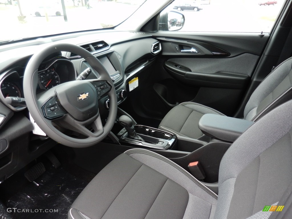 Jet Black Interior 2021 Chevrolet Trailblazer LS Photo #138337620