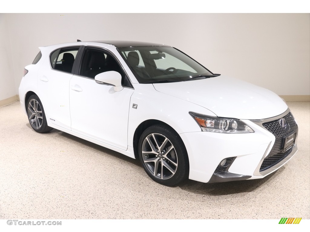 2017 CT 200h F Sport Hybrid - Ultra White / Black photo #1