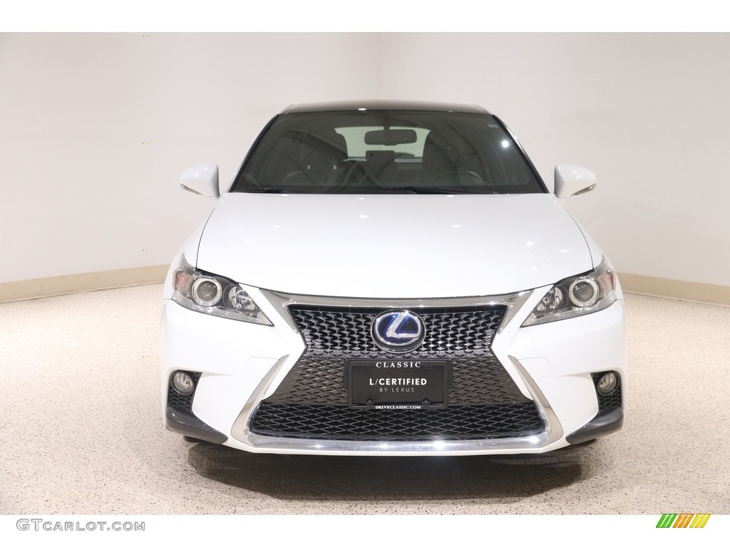 2017 CT 200h F Sport Hybrid - Ultra White / Black photo #2