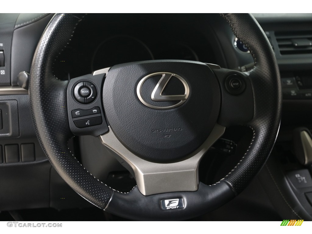 2017 CT 200h F Sport Hybrid - Ultra White / Black photo #6