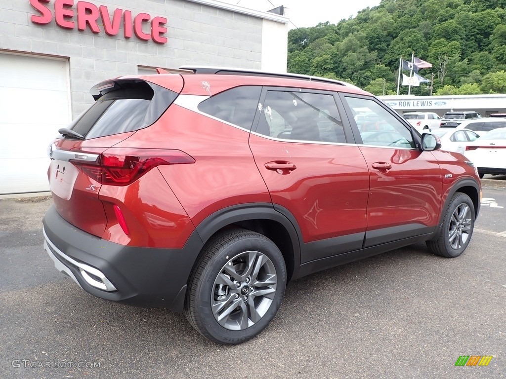 2021 Seltos S AWD - Mars Orange / Black photo #2