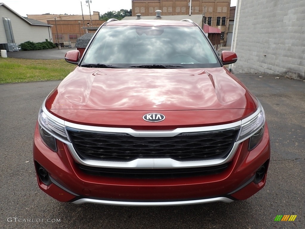 2021 Seltos S AWD - Mars Orange / Black photo #8