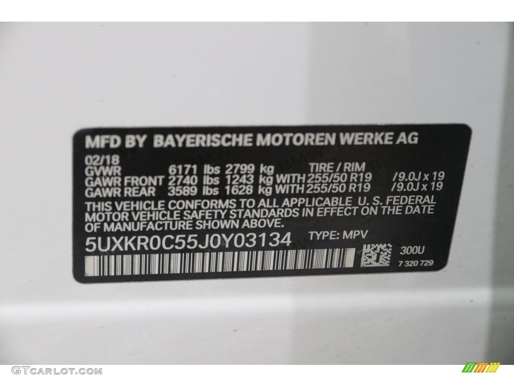 2018 X5 xDrive35i - Alpine White / Terra photo #20