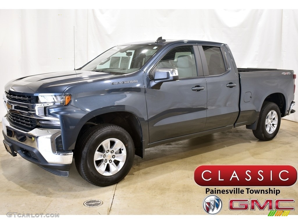2020 Silverado 1500 LT Double Cab 4x4 - Shadow Gray Metallic / Jet Black photo #1