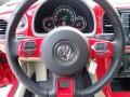 Black/Beige 2019 Volkswagen Beetle S Steering Wheel