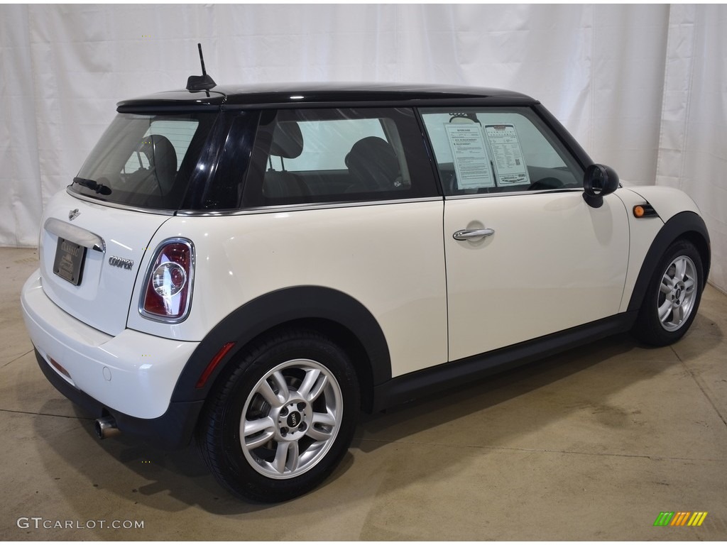 2012 Cooper Hardtop - Pepper White / Carbon Black photo #2