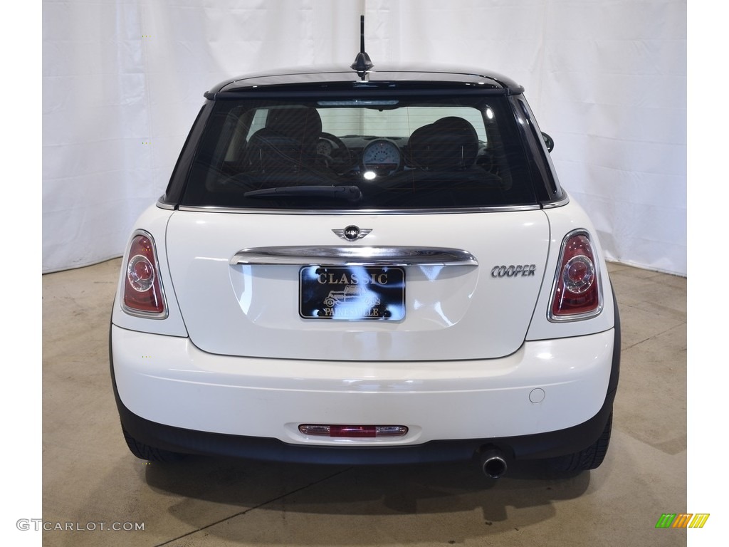 2012 Cooper Hardtop - Pepper White / Carbon Black photo #3