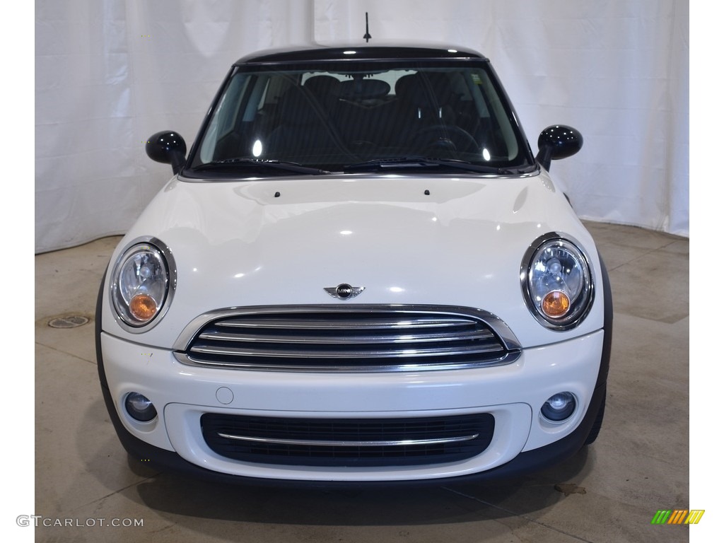 2012 Cooper Hardtop - Pepper White / Carbon Black photo #4
