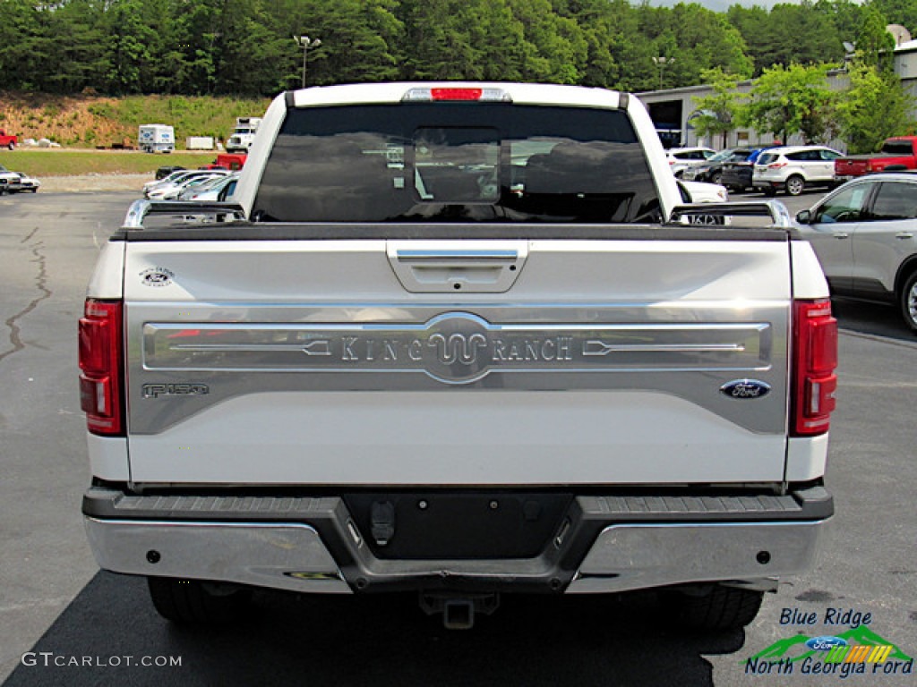 2015 F150 King Ranch SuperCrew - White Platinum Tricoat / King Ranch Java/Mesa photo #4