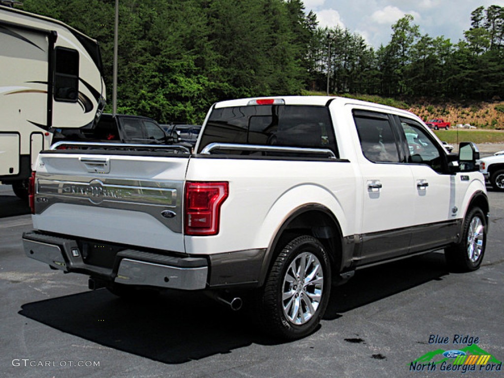 2015 F150 King Ranch SuperCrew - White Platinum Tricoat / King Ranch Java/Mesa photo #5