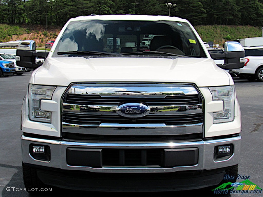 2015 F150 King Ranch SuperCrew - White Platinum Tricoat / King Ranch Java/Mesa photo #8