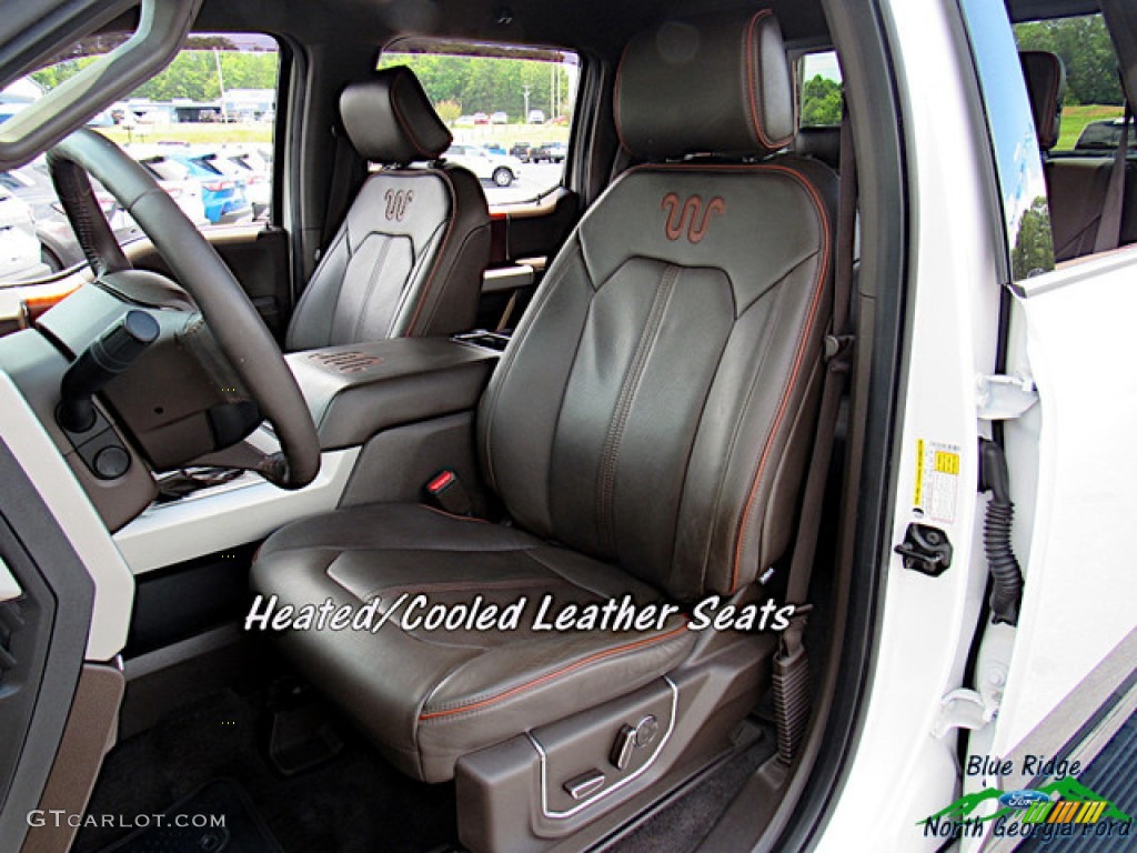 2015 F150 King Ranch SuperCrew - White Platinum Tricoat / King Ranch Java/Mesa photo #10