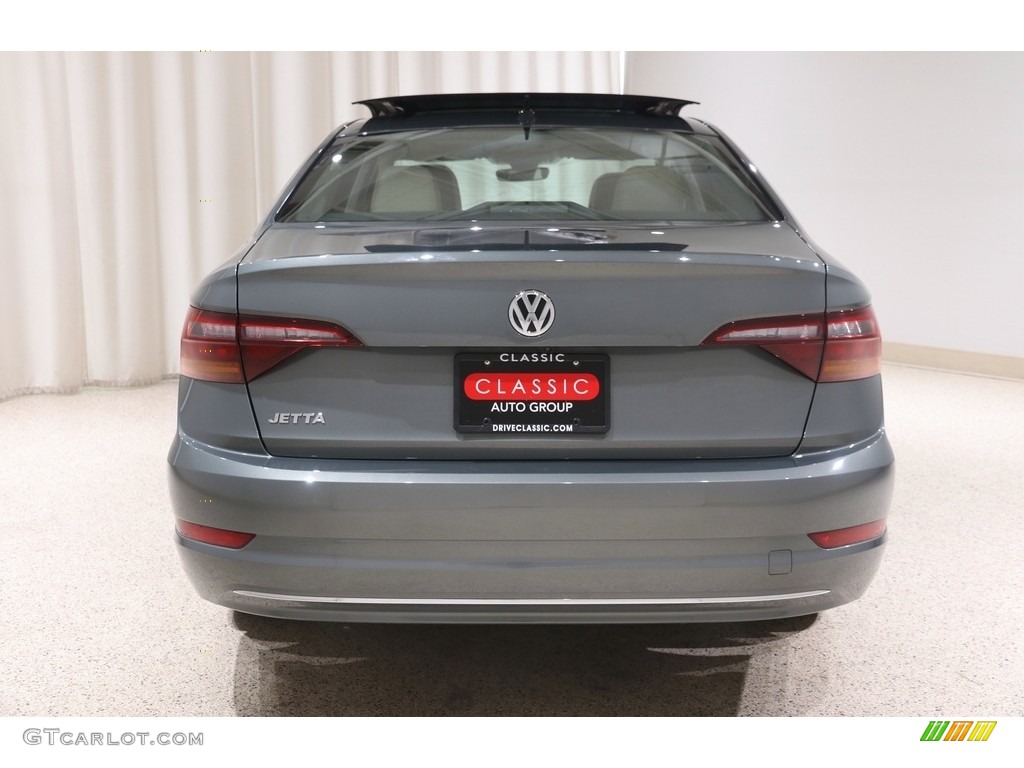 2019 Jetta SEL - Sage Green Metallic / Dark Beige photo #16