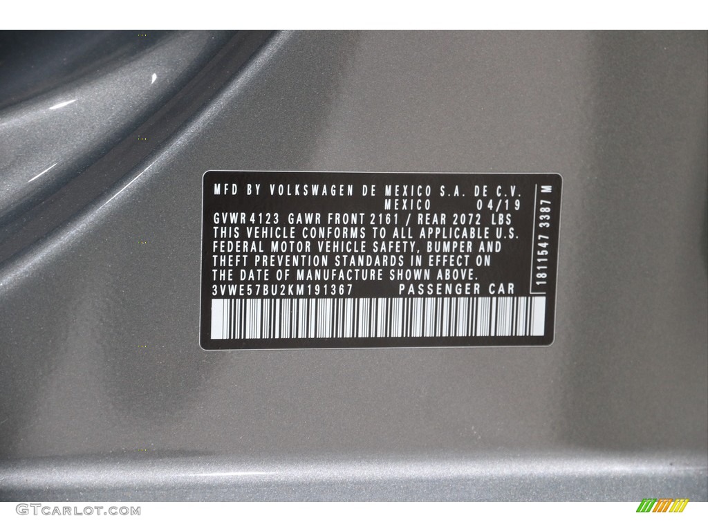 2019 Jetta SEL - Sage Green Metallic / Dark Beige photo #18