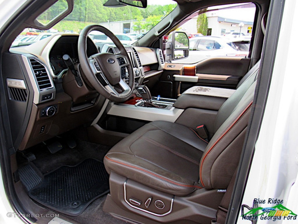 2015 F150 King Ranch SuperCrew - White Platinum Tricoat / King Ranch Java/Mesa photo #32
