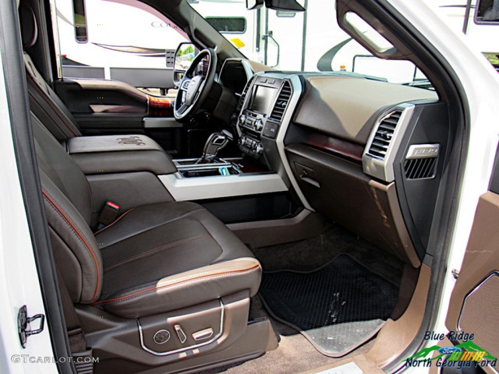 2015 F150 King Ranch SuperCrew - White Platinum Tricoat / King Ranch Java/Mesa photo #33