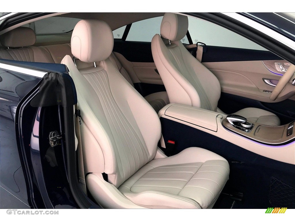 2018 E 400 Coupe - Lunar Blue Metallic / Macchiato Beige/Black photo #6