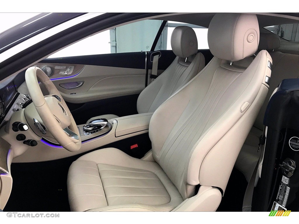 2018 E 400 Coupe - Lunar Blue Metallic / Macchiato Beige/Black photo #14
