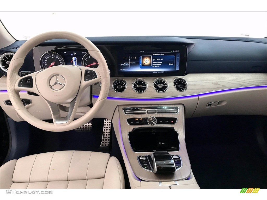 2018 E 400 Coupe - Lunar Blue Metallic / Macchiato Beige/Black photo #17