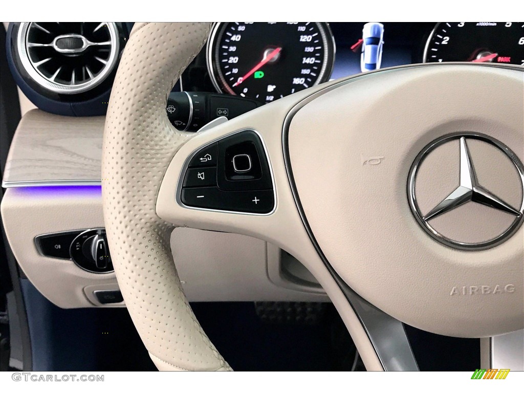 2018 E 400 Coupe - Lunar Blue Metallic / Macchiato Beige/Black photo #18