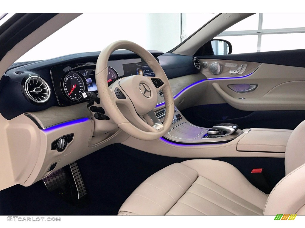2018 E 400 Coupe - Lunar Blue Metallic / Macchiato Beige/Black photo #22