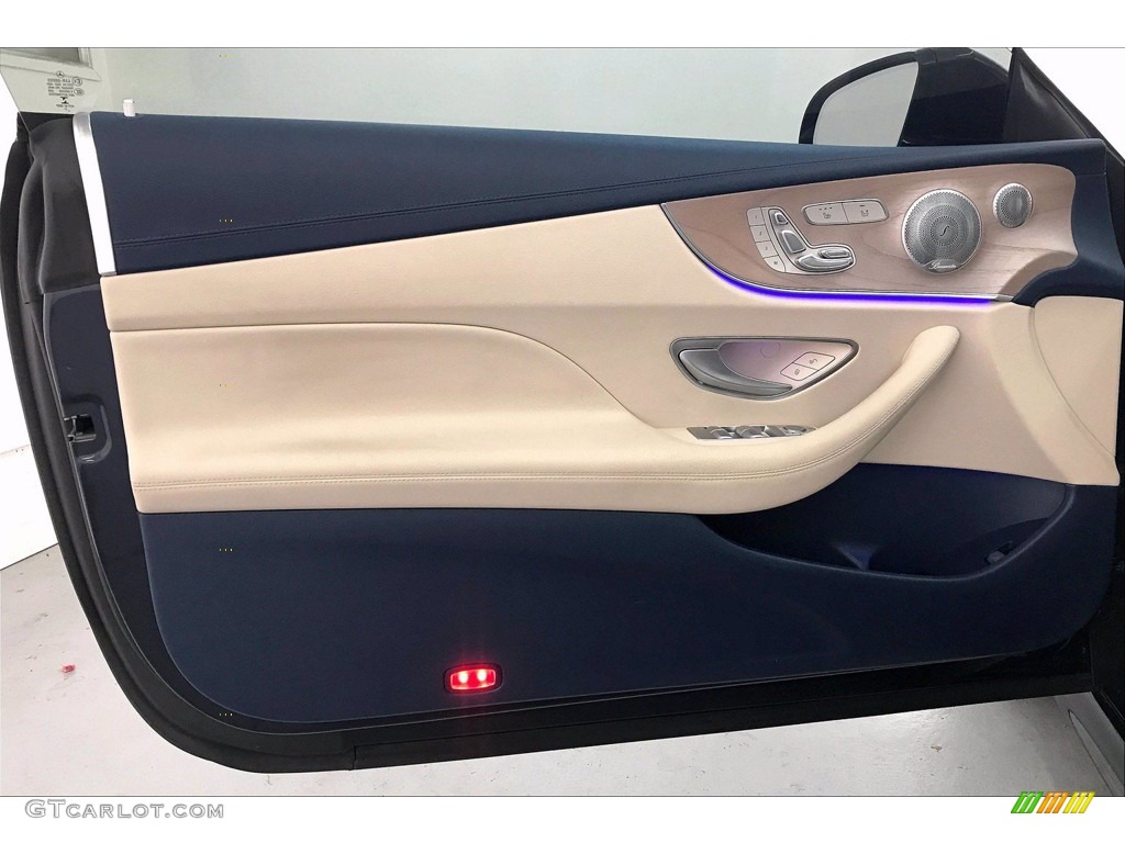 2018 E 400 Coupe - Lunar Blue Metallic / Macchiato Beige/Black photo #25