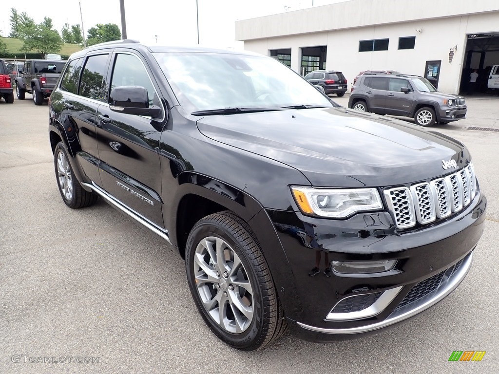 Diamond Black Crystal Pearl 2020 Jeep Grand Cherokee Summit 4x4 Exterior Photo #138345597
