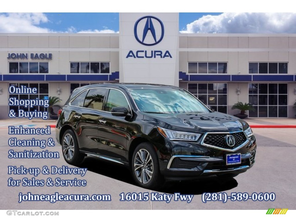 2020 MDX Technology AWD - Majestic Black Pearl / Parchment photo #1