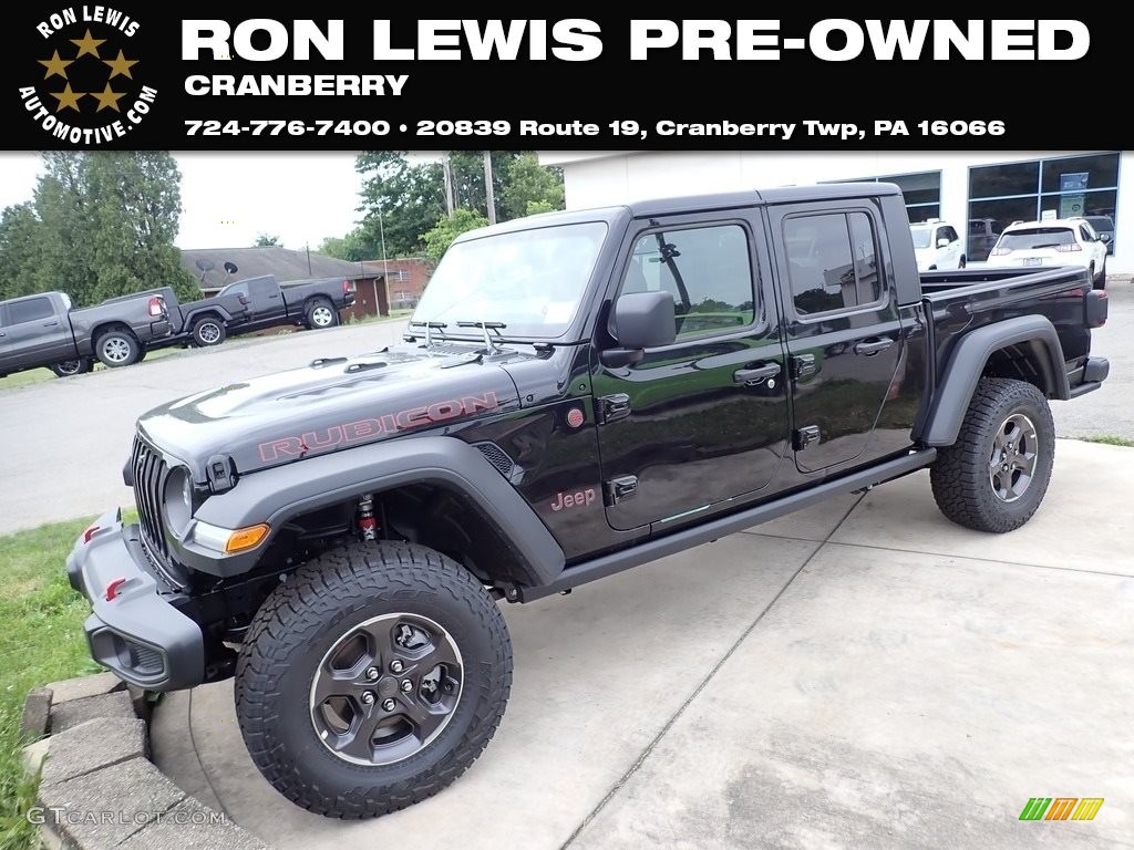 2020 Gladiator Rubicon 4x4 - Black / Black/Dark Saddle photo #1