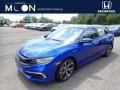 2020 Aegean Blue Metallic Honda Civic Touring Sedan  photo #1