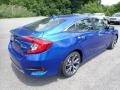 2020 Aegean Blue Metallic Honda Civic Touring Sedan  photo #4