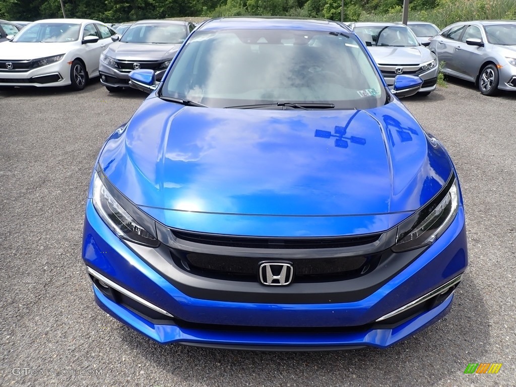2020 Aegean Blue Metallic Honda Civic Touring Sedan 138337051 Photo 7