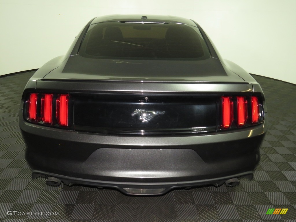 2017 Mustang EcoBoost Premium Coupe - Avalanche Gray / Ebony photo #11